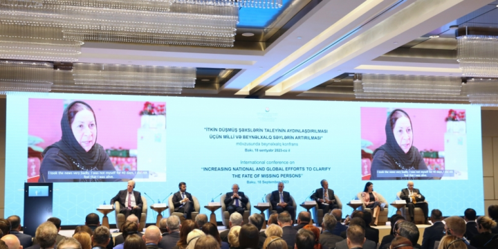 Baku hosts international conference “Increasing national and global efforts to clarify the fate of missing persons”
