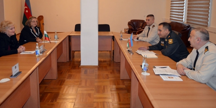 Azerbaijan’s National Defense University holds meeting with Bulgarian delegation