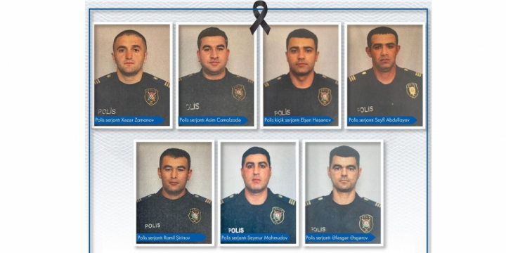 DİN terror aktı və yol qəzasında həlak olan əməkdaşlarının fotolarını yayımlayıb