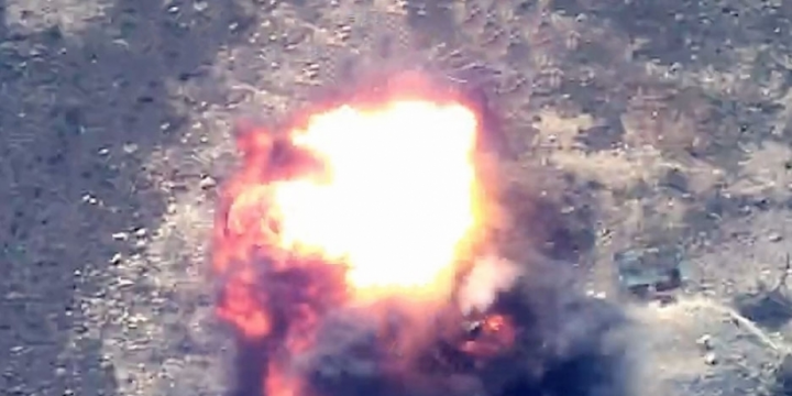 Azerbaijan Army destroys another shelter and combat equipment of Armenian armed forces formations, says Defense Ministry