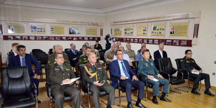 Azerbaijan`s Defense Ministry: Military attachés were informed about local anti-terrorist activities conducted in the Karabakh region
