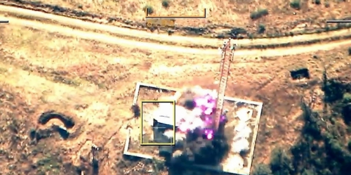 Military-purpose radio technical hub belonging to Armenian armed forces formations neutralized 