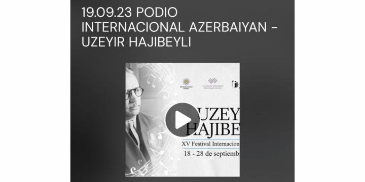 Perunun nüfuzlu radiokanalında Üzeyir Hacıbəylinin əsərləri səsləndirilib