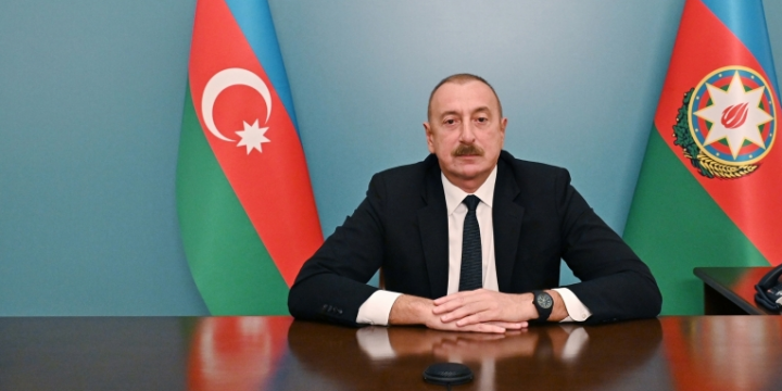 President of Azerbaijan Ilham Aliyev addressed nation
