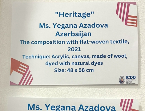 Azərbaycan xalça motivləri əks olunan rəsmlər Vyanada beynəlxalq festival həftəsində nümayiş olunub