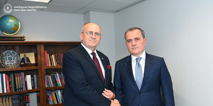 Ceyhun Bayramov Polşanın xarici işlər naziri ilə görüşüb