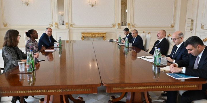 Prezident İlham Əliyev Dünya Bankının Cənubi Qafqaz üzrə regional direktorunu qəbul edib