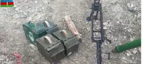 Ermənilər Ağdamın Qalayçılar kəndi yaxınlığında silah-sursatı ataraq qaçıblar