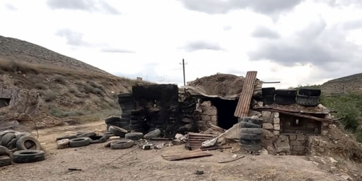 Defense Ministry releases footage of Armenian armed forces’ abandoned combat position near Janyatag settlement of Tartar district