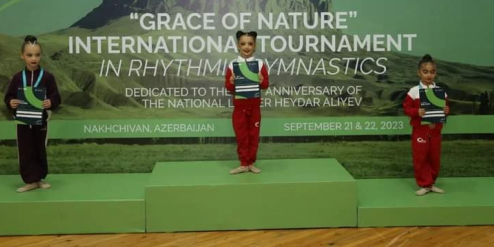 Naxçıvanda bədii gimnastika üzrə beynəlxalq turnir başa çatıb