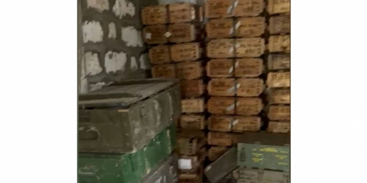 Ammunition storages found in civilian buildings in Karabakh region, Defense Ministry