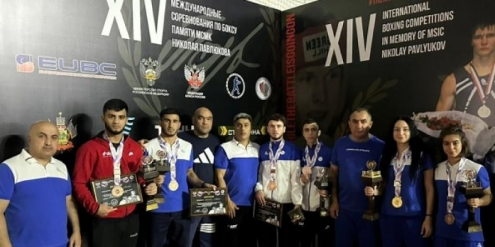 Azerbaijani boxers claim six medals in international tournament in Russia