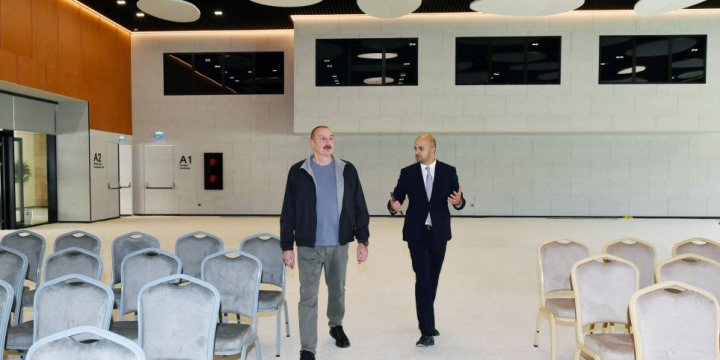 Zəngilan Konqres Mərkəzi Kompleksinin açılışı olub