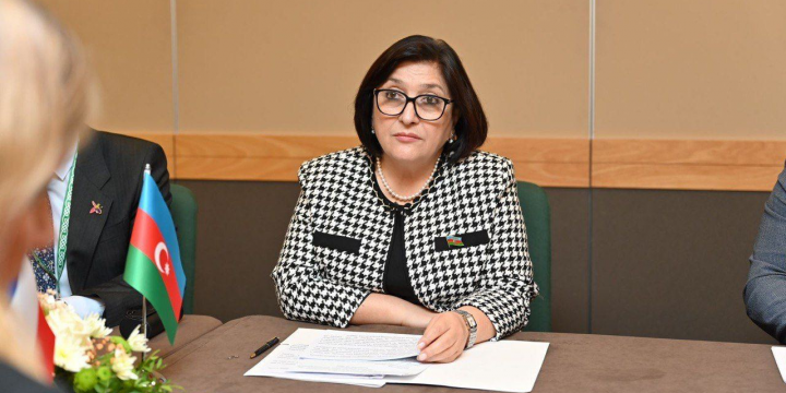 Sahibə Qafarova Fransa Milli Assambleyasının sədri ilə görüşüb