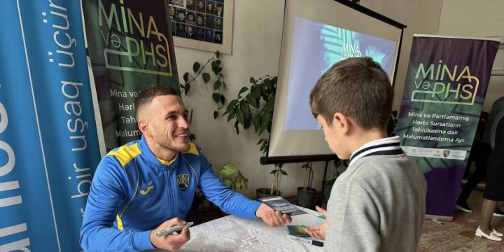 Futbolun İnkişaf Fondu və “Kəpəz”in təşkilatçılığı ilə mina təhlükəsizliyi layihəsinin növbəti mərhələsinə start verilib