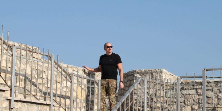 Azərbaycan Prezidenti İlham Əliyev Əsgəran qalasında olub
