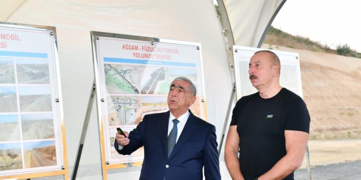 Ağdam-Füzuli avtomobil yolunun tikintisi ilə tanışlıq