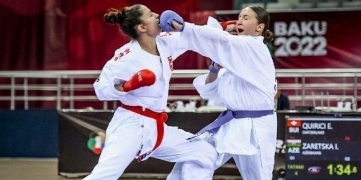 Azerbaijan’s Zaretska reaches final of World Karate Championships