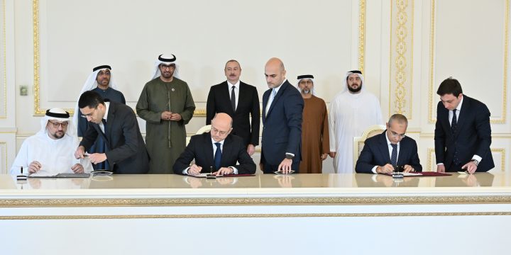 Government of Azerbaijan and Masdar company of United Arab Emirates signed documents