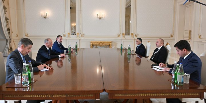 Azərbaycan Prezidenti İlham Əliyev Rusiya Federasiyası Təhlükəsizlik Şurasının katibini qəbul edib