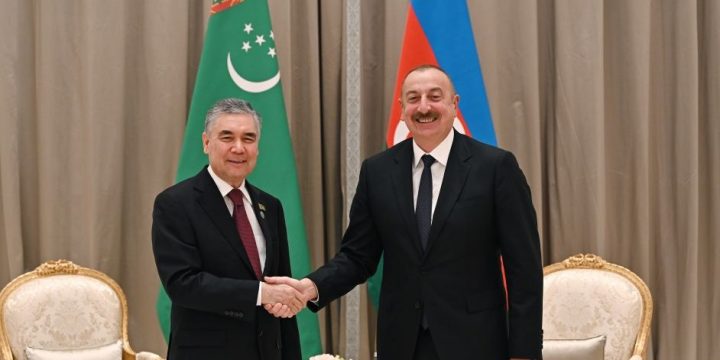 Qurbanqulu Berdiməhəmmədov Prezident İlham Əliyevi təbrik edib