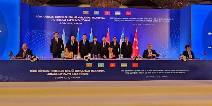Türk Dövlətləri Təşkilatı notariuslar ittifaqı yaradıb