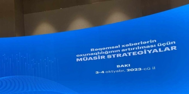 “Rəqəmsal xəbərlərin oxunaqlılığının artırılması üçün müasir strategiyalar” layihəsinin açılışı olub