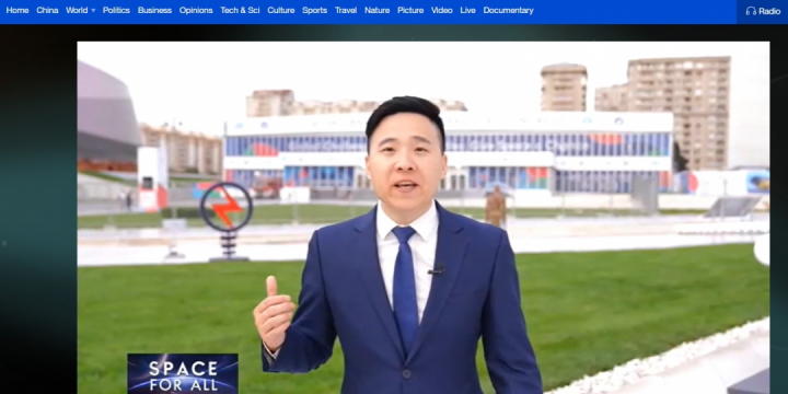 Bakıda keçirilmiş Beynəlxalq Astronavtika Konqresi Çin mediasında