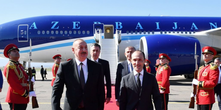 President of Azerbaijan Ilham Aliyev arrived in Georgia for working visit 