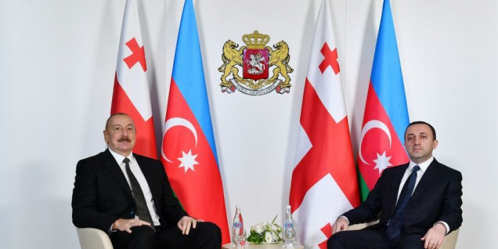 President of Azerbaijan Ilham Aliyev held one-on-one meeting with Prime Minister of Georgia Irakli Garibashvili