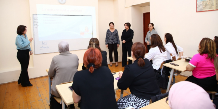 Məktəbəqədər təhsil müəssisələrinin tərbiyəçi-müəllimləri üçün təlimlər