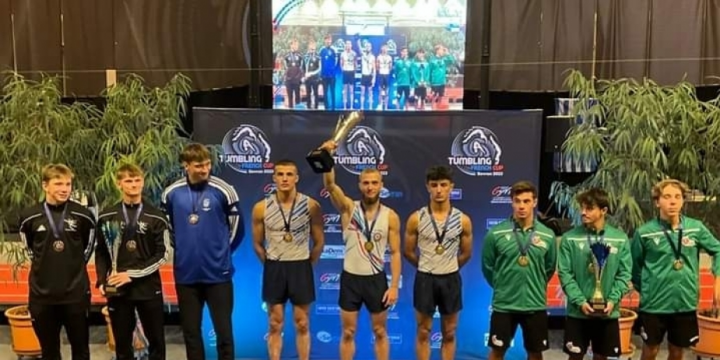 Azerbaijani tumbling team claim gold at Paris tournament