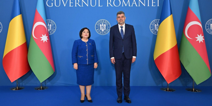 Sahibə Qafarova Rumıniyanın Baş naziri ilə görüşüb