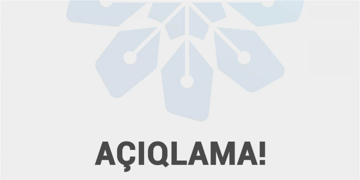 Xüsusi Rabitə və İnformasiya Təhlükəsizliyi Dövlət Xidməti və Medianın İnkişafı Agentliyi açıqlama yayıb