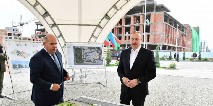 Foundation stone was laid for 240-seat kindergarten in Fuzuli city