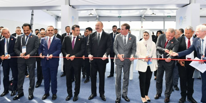 President Ilham Aliyev and First Lady Mehriban Aliyeva attended opening of exhibition