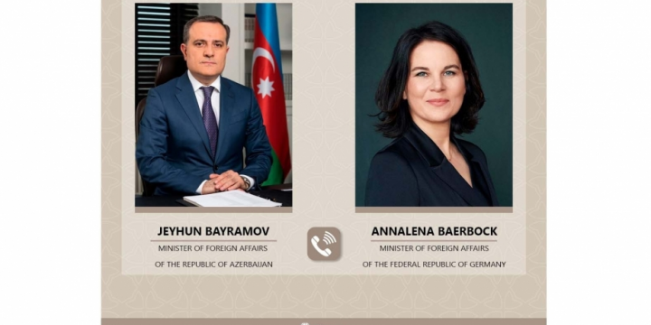 Azerbaijani FM informs German counterpart about current situation in the region