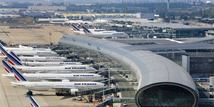 Fransanın böyük aeroportları boşaldılıb