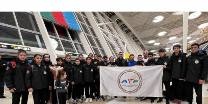 Avropa birinciliyində uğur qazanan taekvondoçular Vətənə qayıdıblar