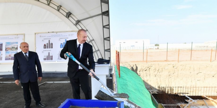 President Ilham Aliyev attended opening and groundbreaking ceremonies of new enterprises in Sumgayit Chemical Industrial Park
