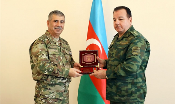 Zakir Hasanov awards four countries` defense ministers