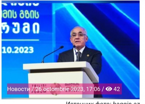 Moldova KİV-ləri Tbilisi Beynəlxalq İpək Yolu Forumuna geniş yer ayırıb