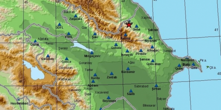 Earthquake jolts Azerbaijan’s Gusar district