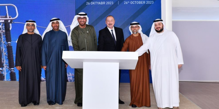 President Ilham Aliyev attended official opening ceremony of 230 MW Garadagh Solar PV Plant