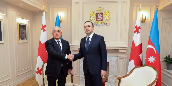 Azerbaijani PM meets with his Georgian counterpart