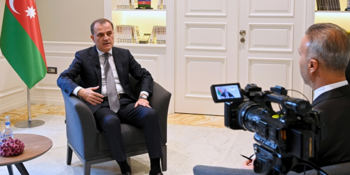 Azerbaijani FM gives interview to Türkiye’s Anadolu Agency