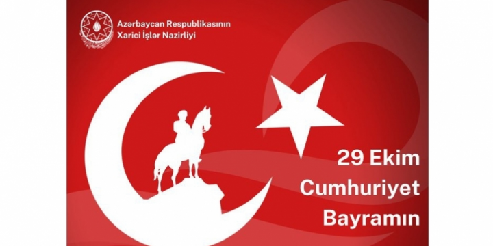 Azerbaijani FM congratulates Türkiye on Republic Day