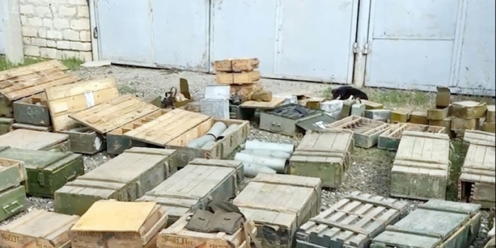 Next ammunition and combat vehicles seized in Aghdara, Defense Ministry