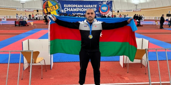 Azerbaijan`s Suleymanov grabs European karate bronze