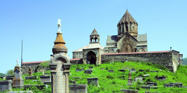 Ermənistanın Gəncəsər monastrında qanunsuz təmir-bərpa işləri apardığı üzə çıxıb